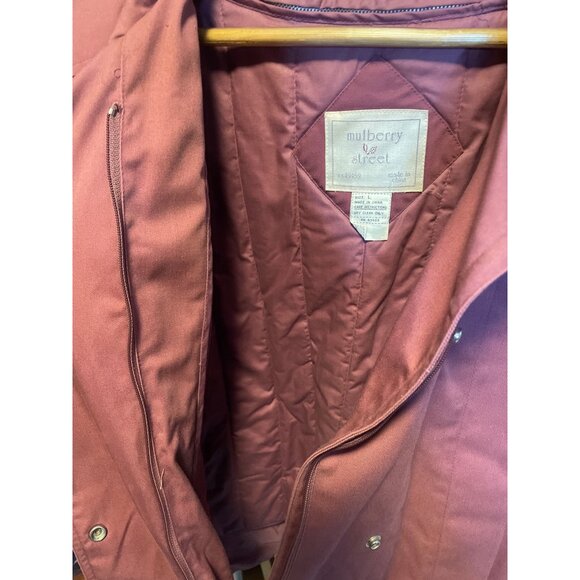 Mulberry Street Womens Quilted Mauve Jacket Size L - Picture 6 of 14